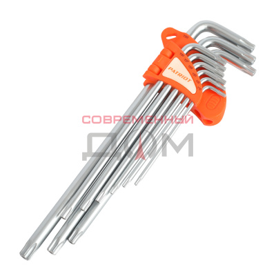 Набор ключей PATRIOT SKТ-9EL TORX, T10-T50, CRV, 9 шт